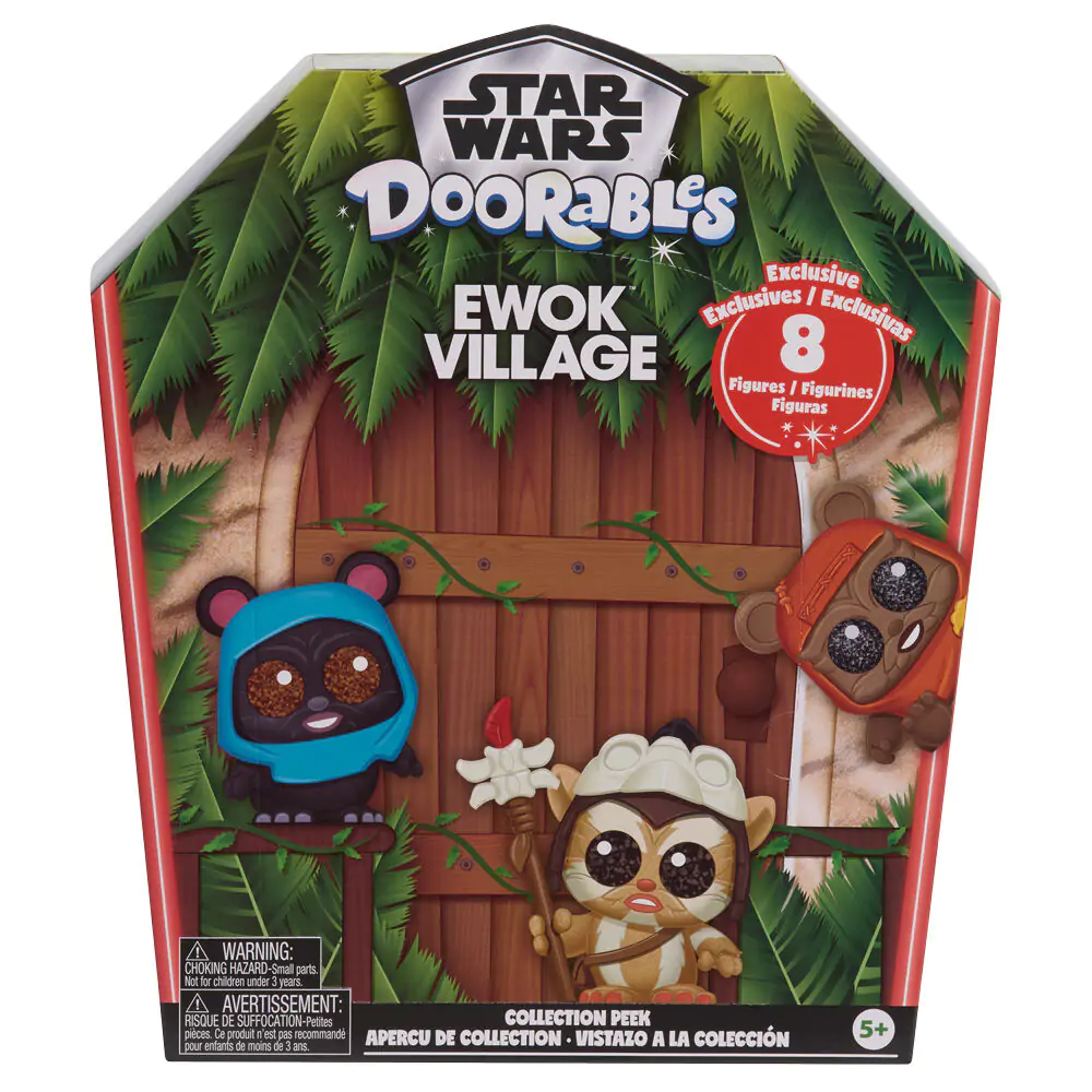 Doorables Star Wars Ewok Collection Peek pack 8 figures product photo