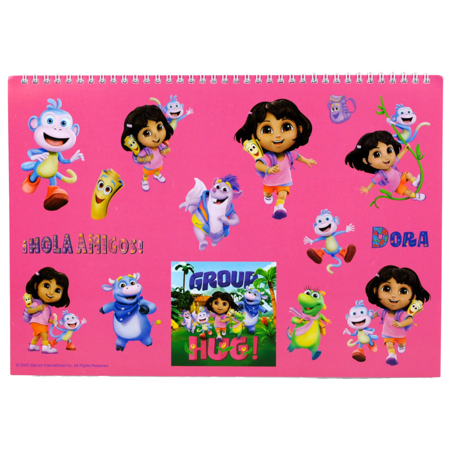 Dora the Explorer Jungle A/4 Spiral Sketchbook with 40 Stickers product photo