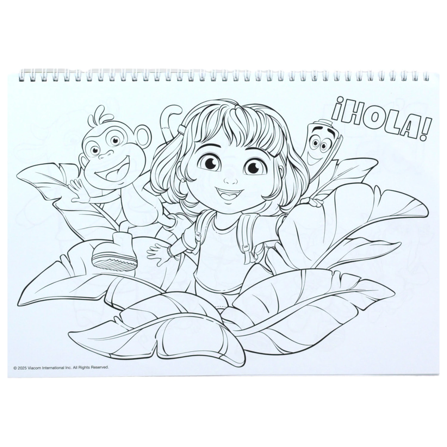 Dora the Explorer Jungle A/4 Spiral Sketchbook with 40 Stickers product photo