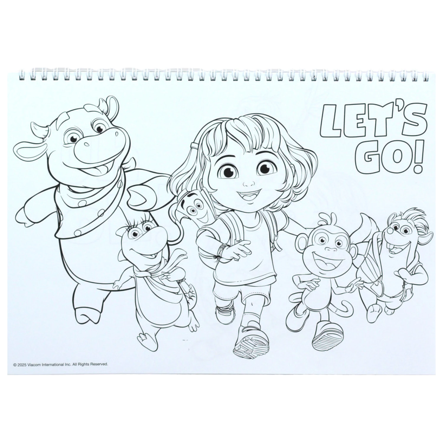 Dora the Explorer Jungle A/4 Spiral Sketchbook with 40 Stickers product photo