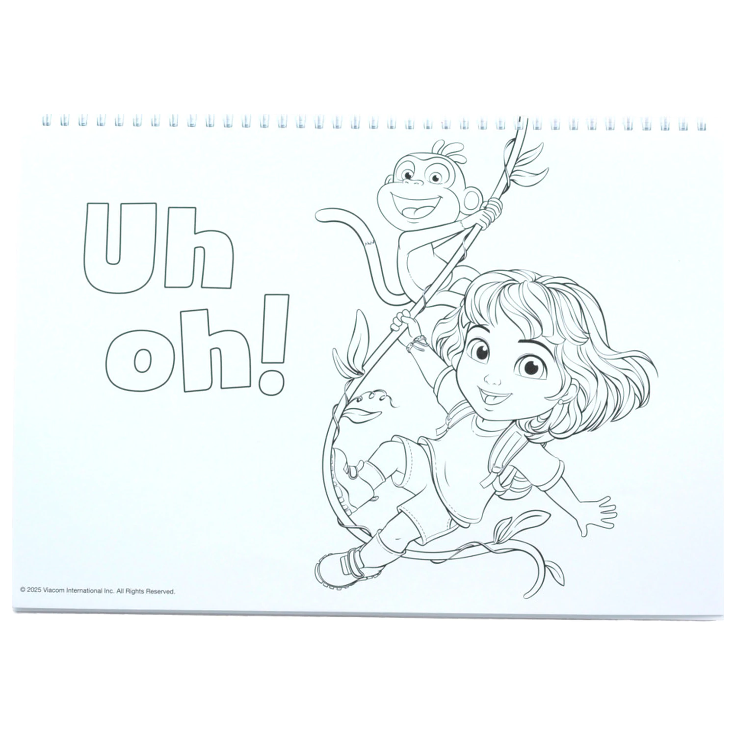 Dora the Explorer Jungle A/4 Spiral Sketchbook with 40 Stickers product photo