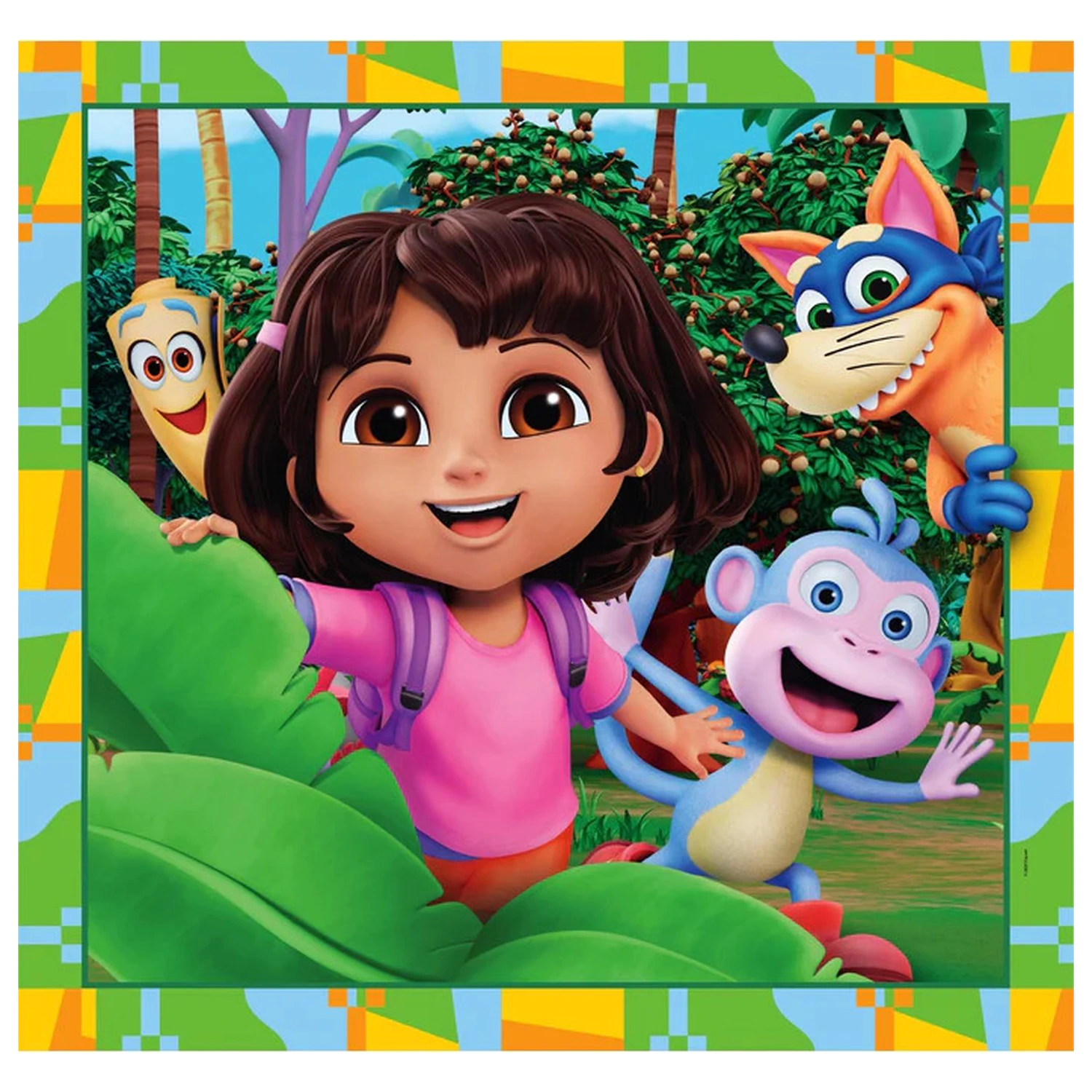 Dora the Explorer Jungle Quest 3x48 Piece Puzzle product photo