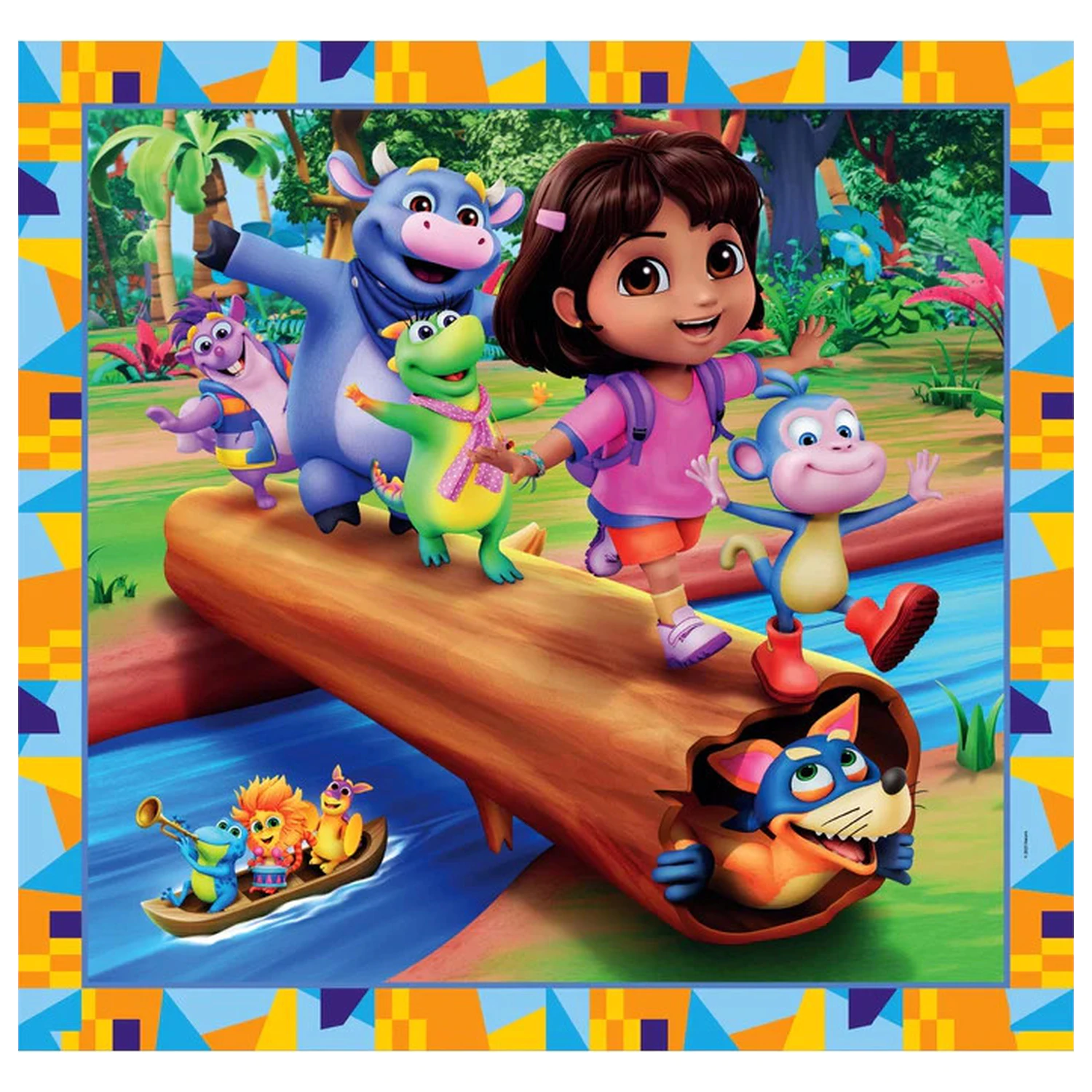 Dora the Explorer Jungle Quest 3x48 Piece Puzzle product photo