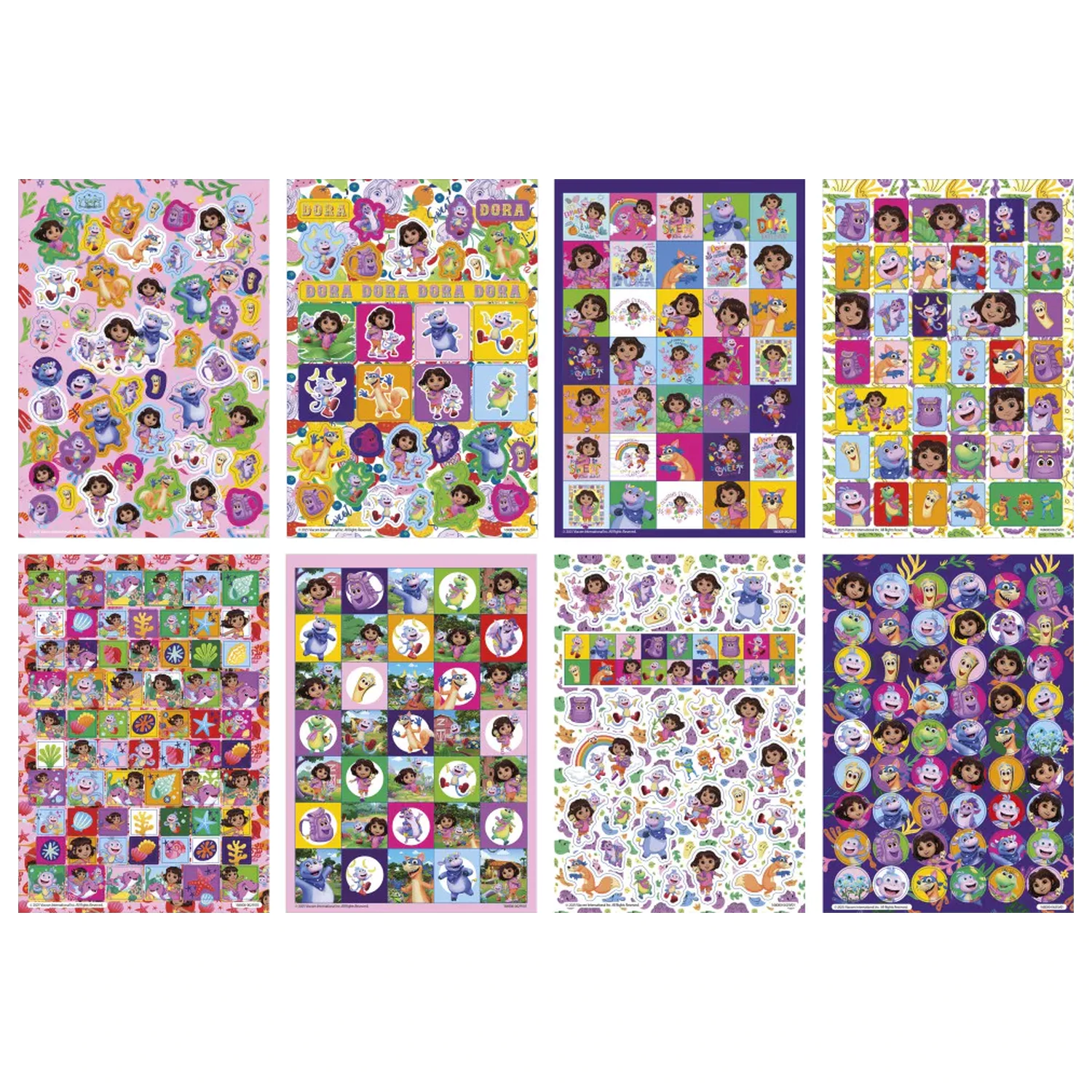 Dora the Explorer Sweet Sticker Pack 8 Sheets product photo