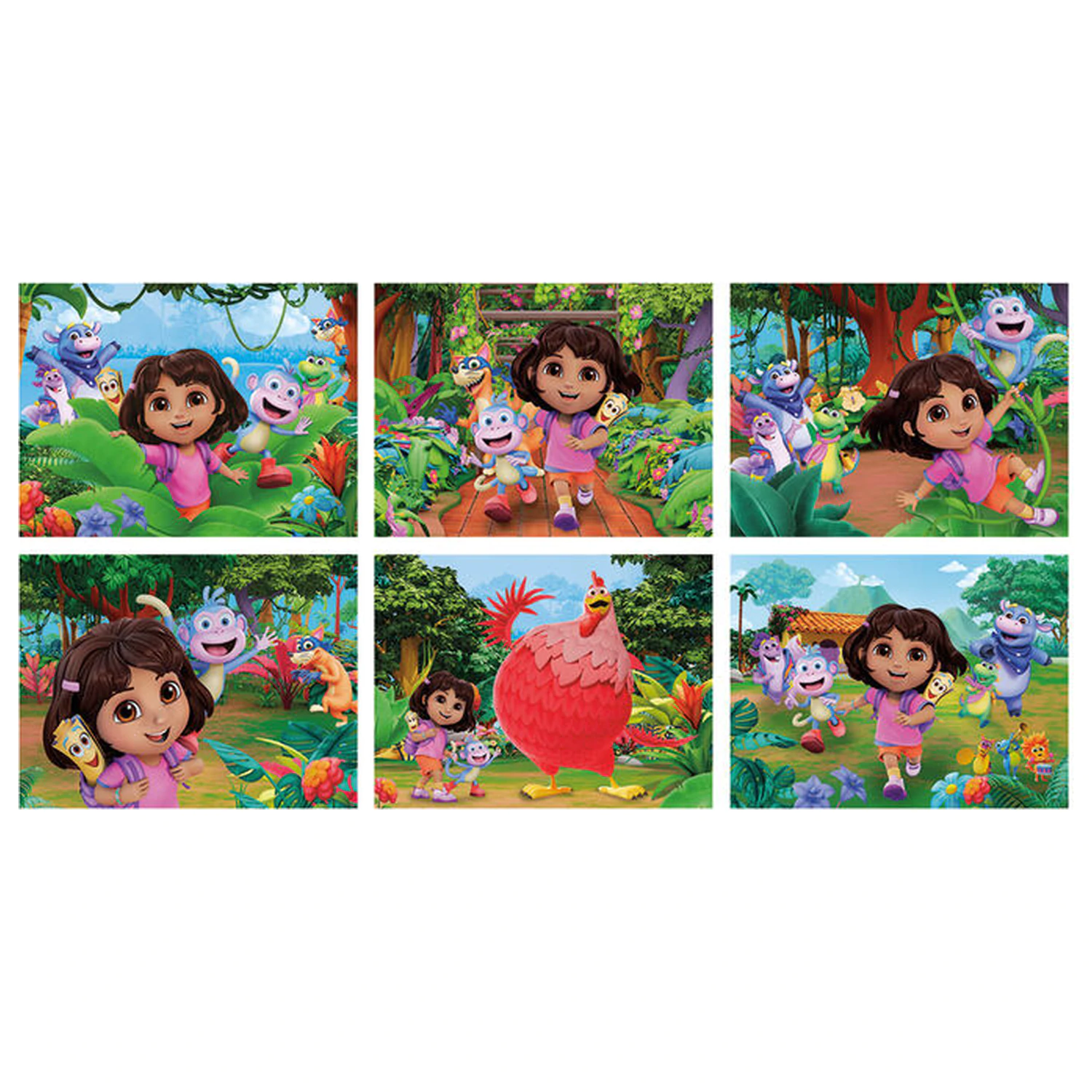 Dora the Explorer cube puzzle 12pcs product photo