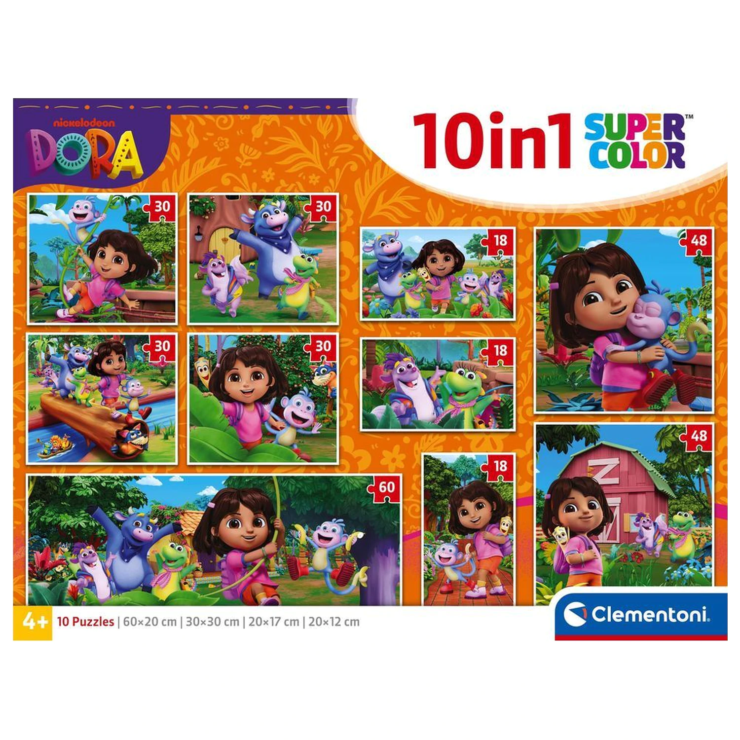 Dora The Explorer puzzle 10 In 1 product photo