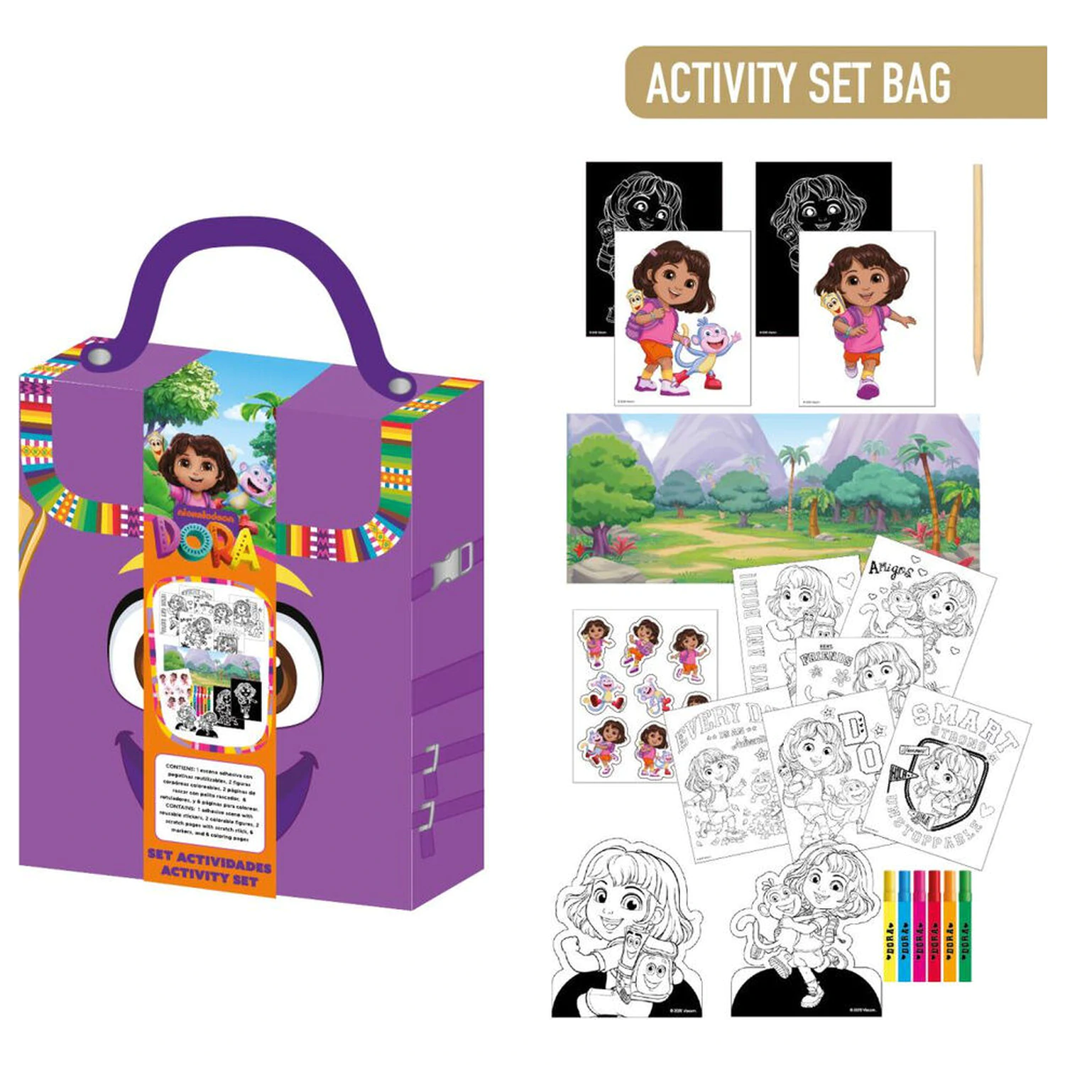 Dora the Explorer Colouring backpack set product photo