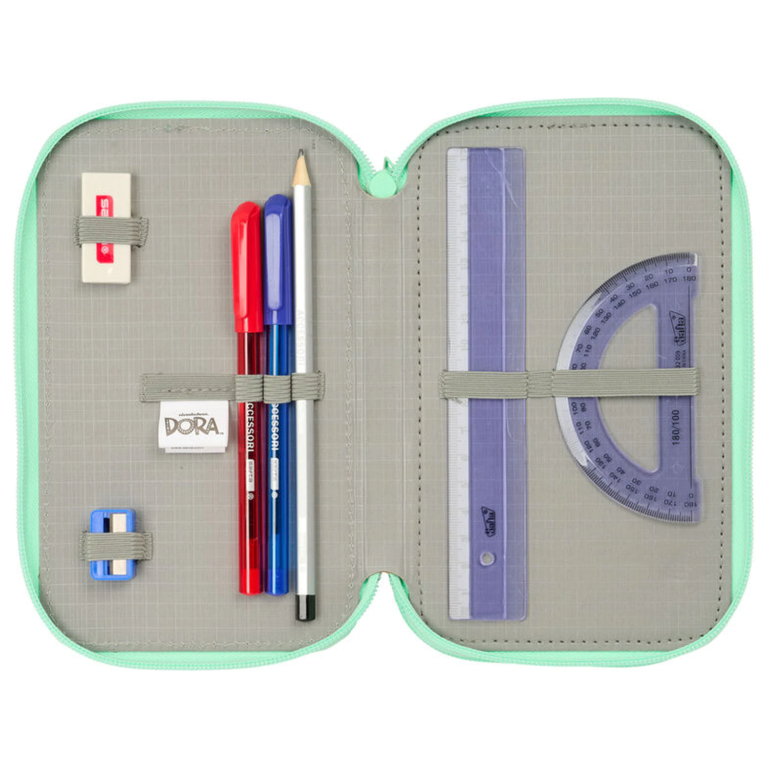 Dora the Explorer triple pencil case 37pcs product photo