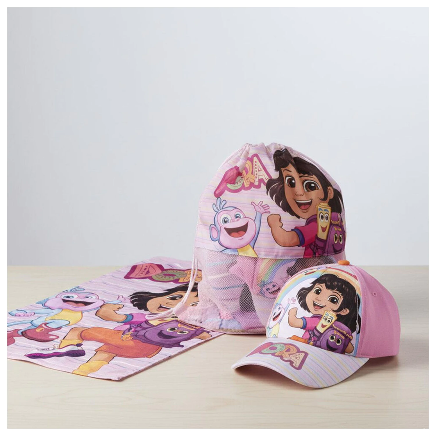Dora the Explorer towel + bag + cap set product photo