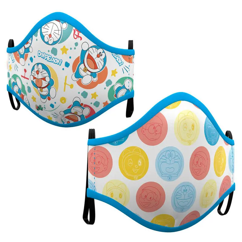 Doraemon pack 2 assorted adult face masks product photo