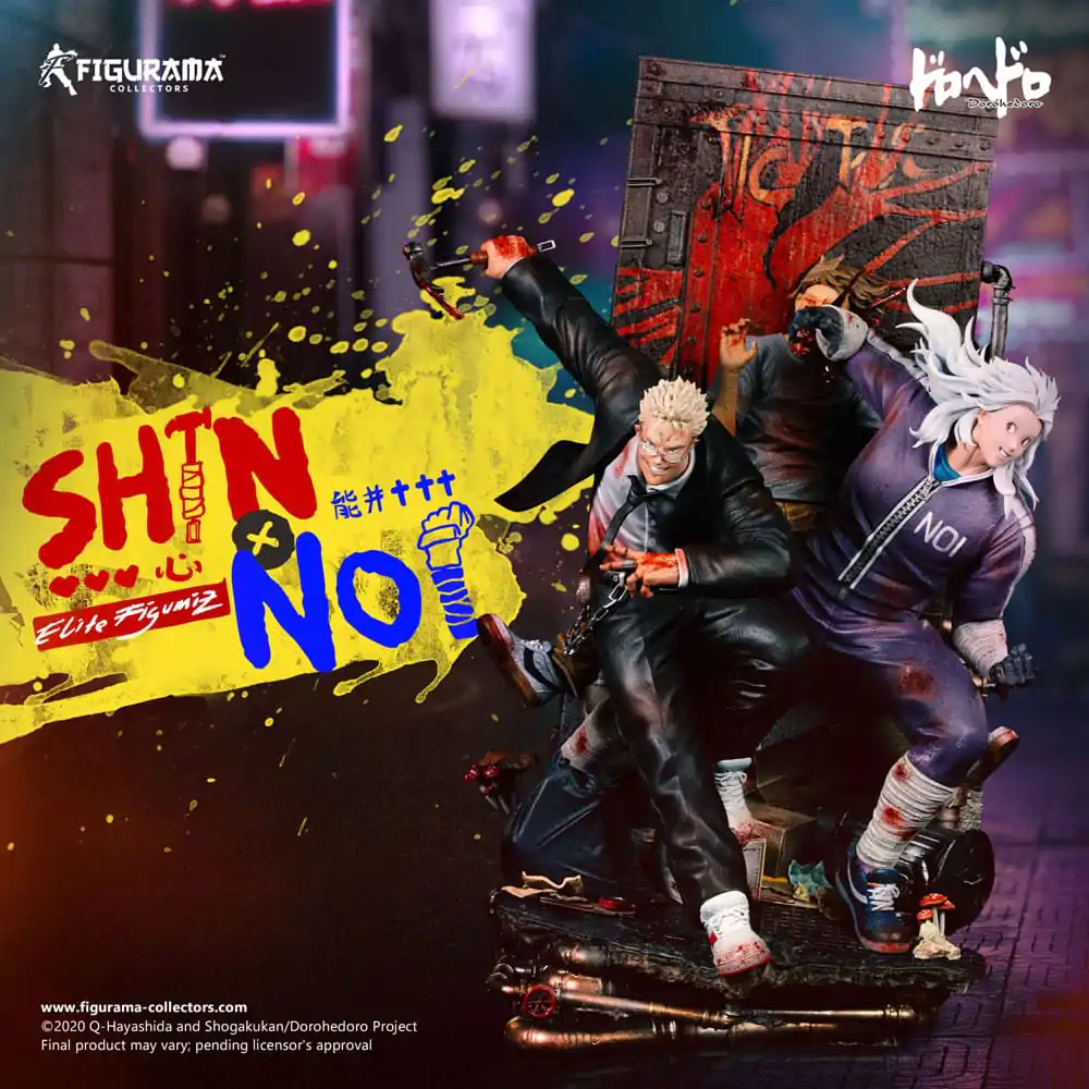 Dorohedoro Elite Diorama FigumiZ Elite 1/8 Shin &amp; Noi Elite 39 cm product photo