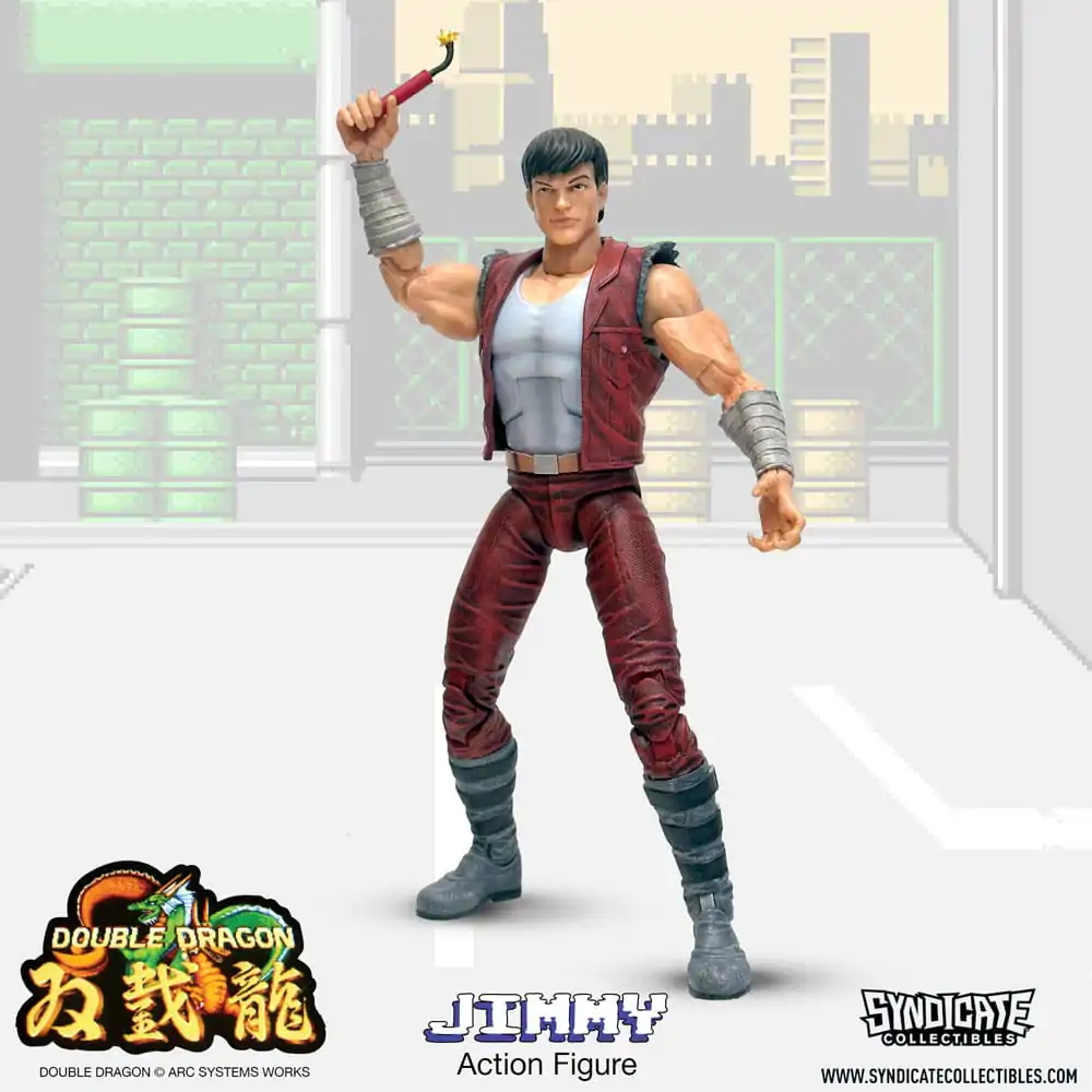 Double Dragon Deluxe Action Figure 1/12 Jimmy 18 cm termékfotó