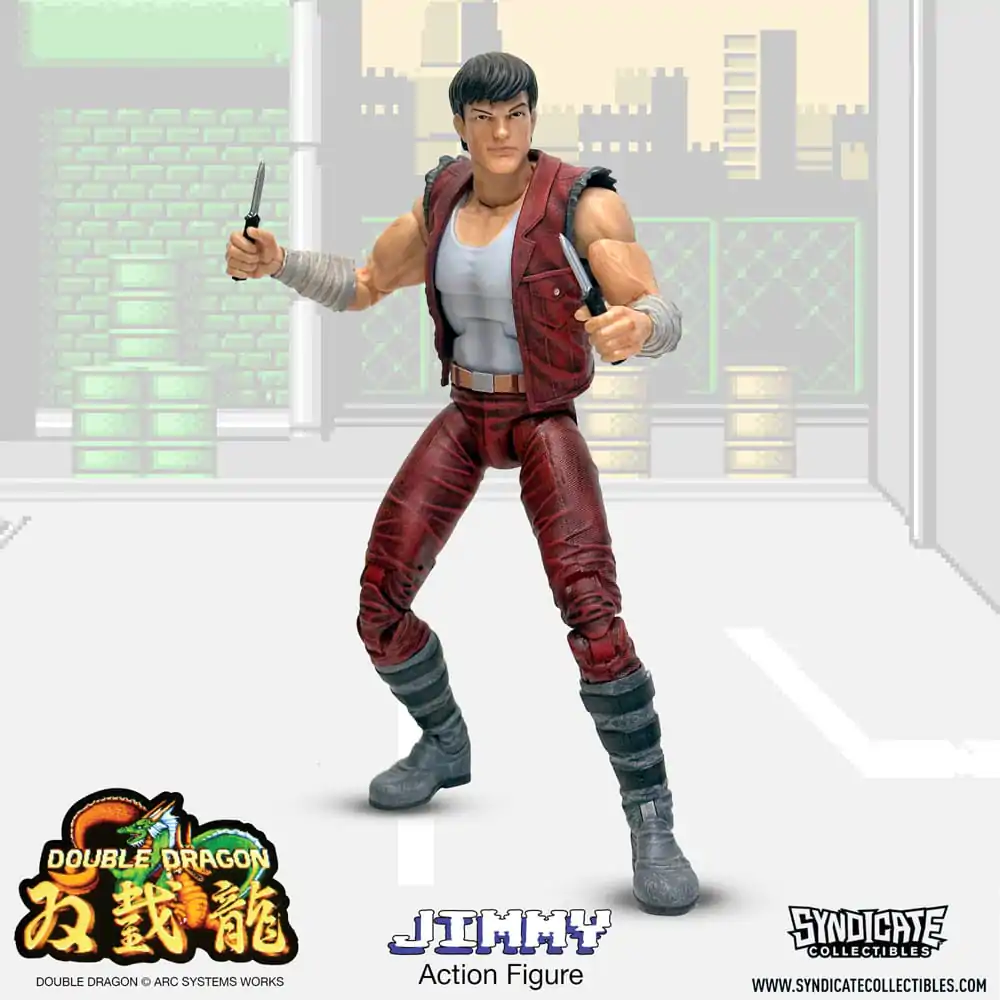 Double Dragon Deluxe Action Figure 1/12 Jimmy 18 cm termékfotó