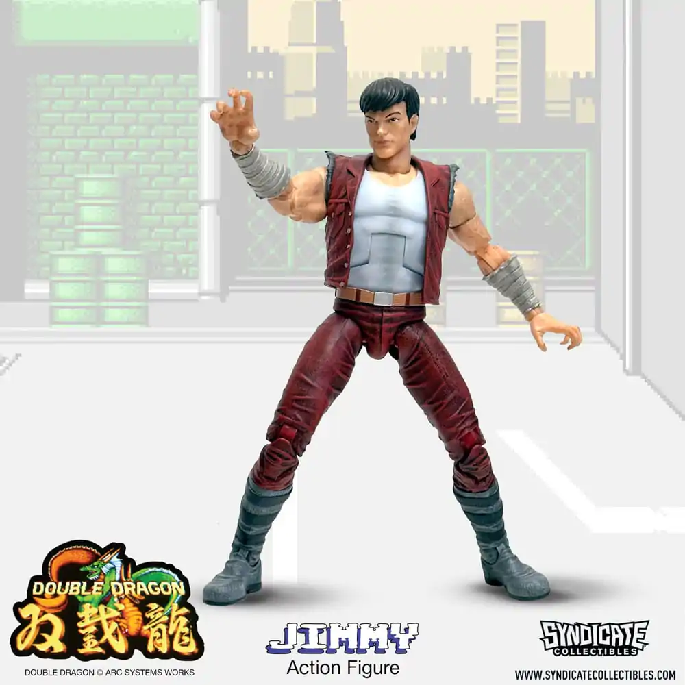 Double Dragon Deluxe Action Figure 1/12 Jimmy 18 cm termékfotó