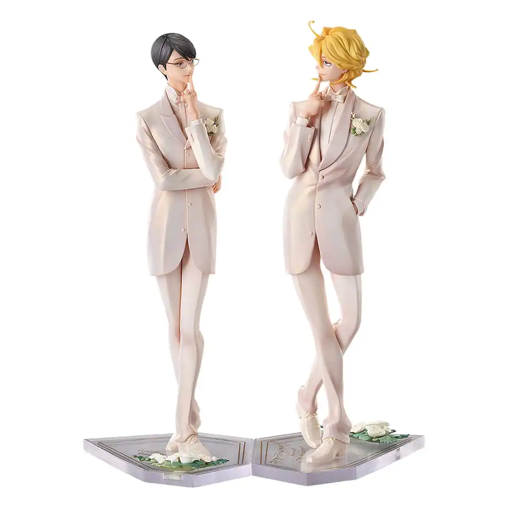 Doukyusei PVC Statues 2-Pack 1/7 Hikaru Kusakabe &amp; Licht Sajo: Wedding Ver. 24 cm product photo