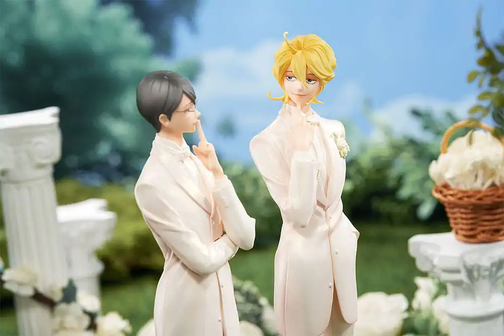 Doukyusei PVC Statues 2-Pack 1/7 Hikaru Kusakabe &amp; Licht Sajo: Wedding Ver. 24 cm product photo