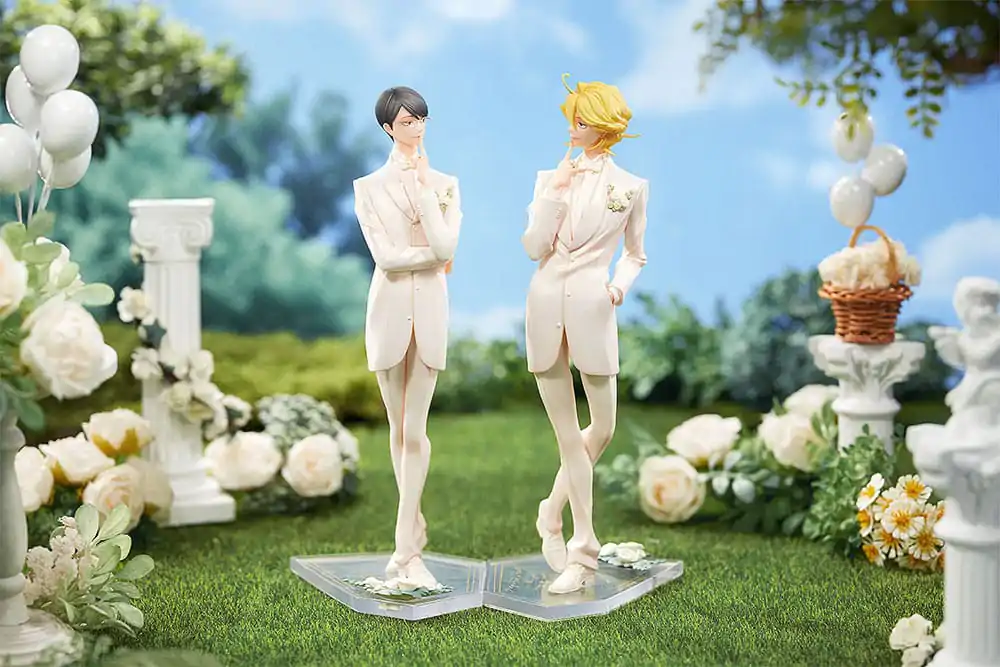 Doukyusei PVC Statues 2-Pack 1/7 Hikaru Kusakabe &amp; Licht Sajo: Wedding Ver. 24 cm product photo