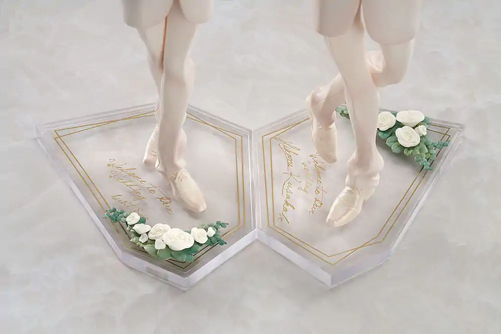 Doukyusei PVC Statues 2-Pack 1/7 Hikaru Kusakabe &amp; Licht Sajo: Wedding Ver. 24 cm product photo