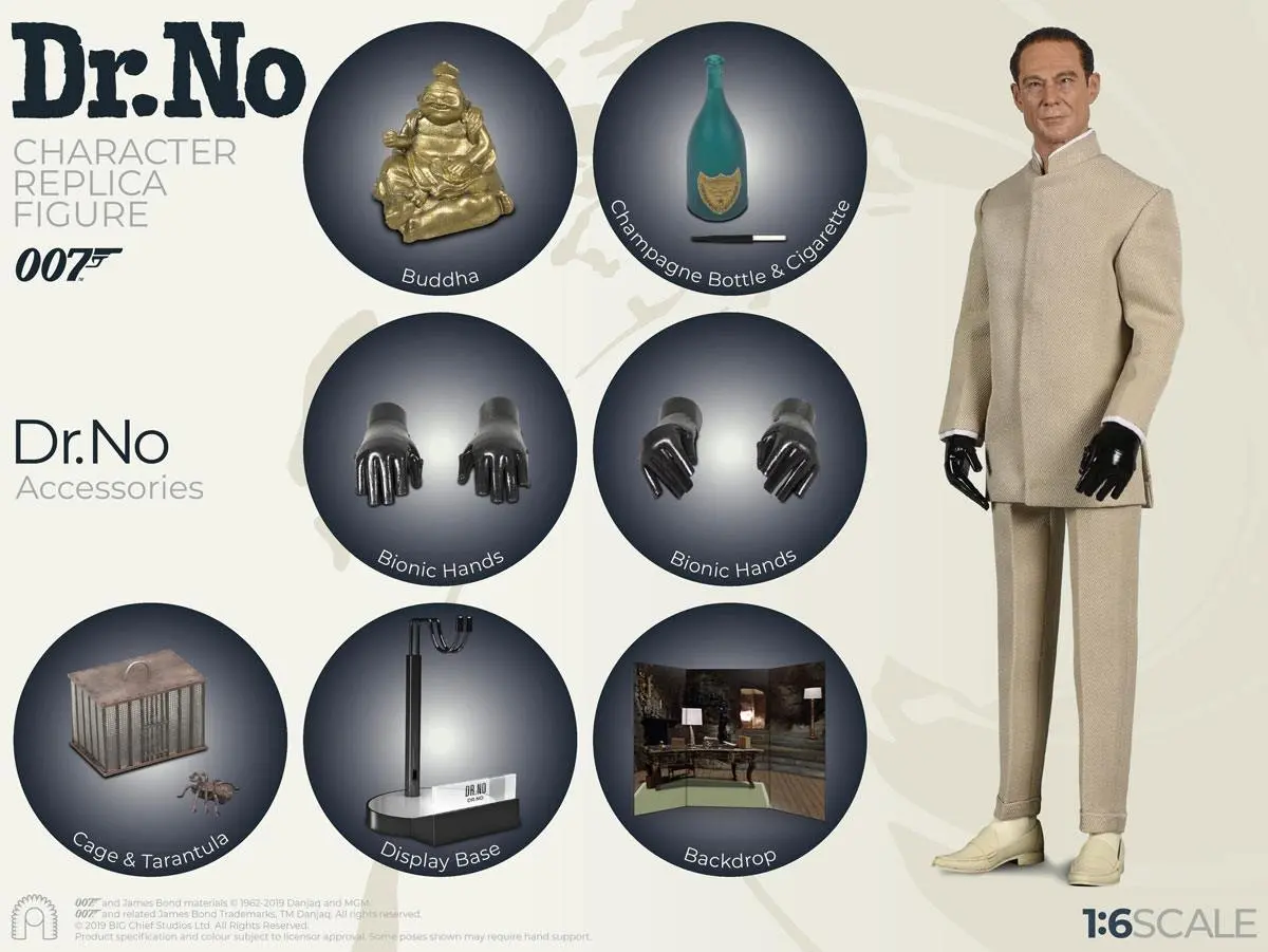 Dr. No Collector Figure Series Action Figure 1/6 Dr. No Limited Edition 30 cm product photo