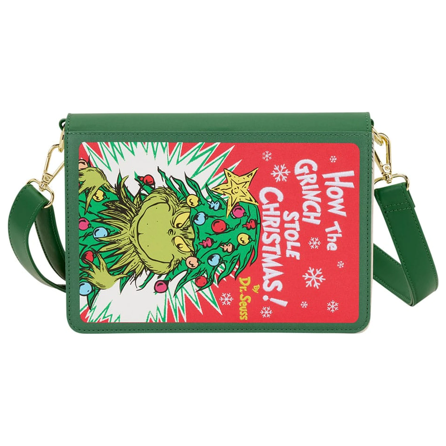 Dr. Seuss by Loungefly Crossbody Bag Grinch Holiday product photo