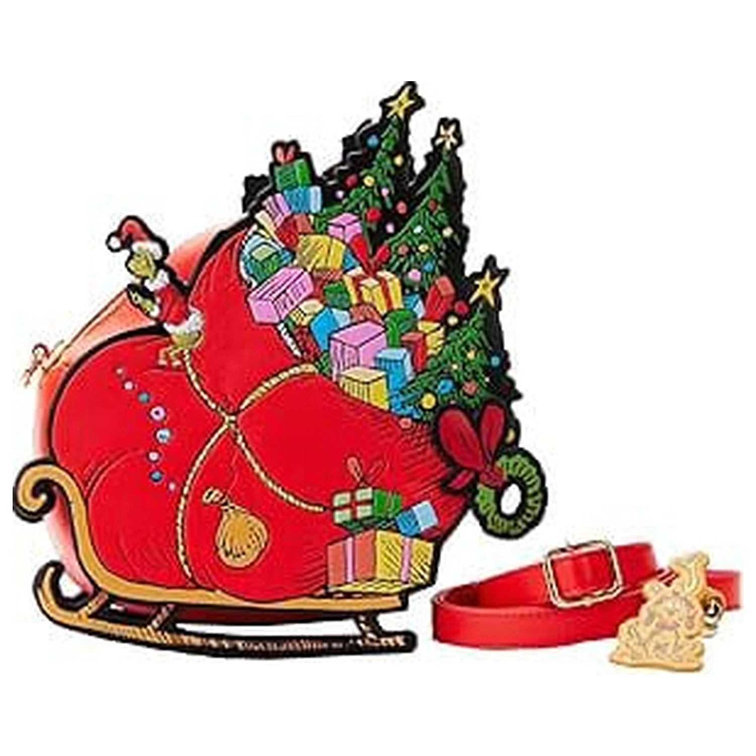 Dr Seuss by Loungefly Crossbody Grinch Sleigh product photo