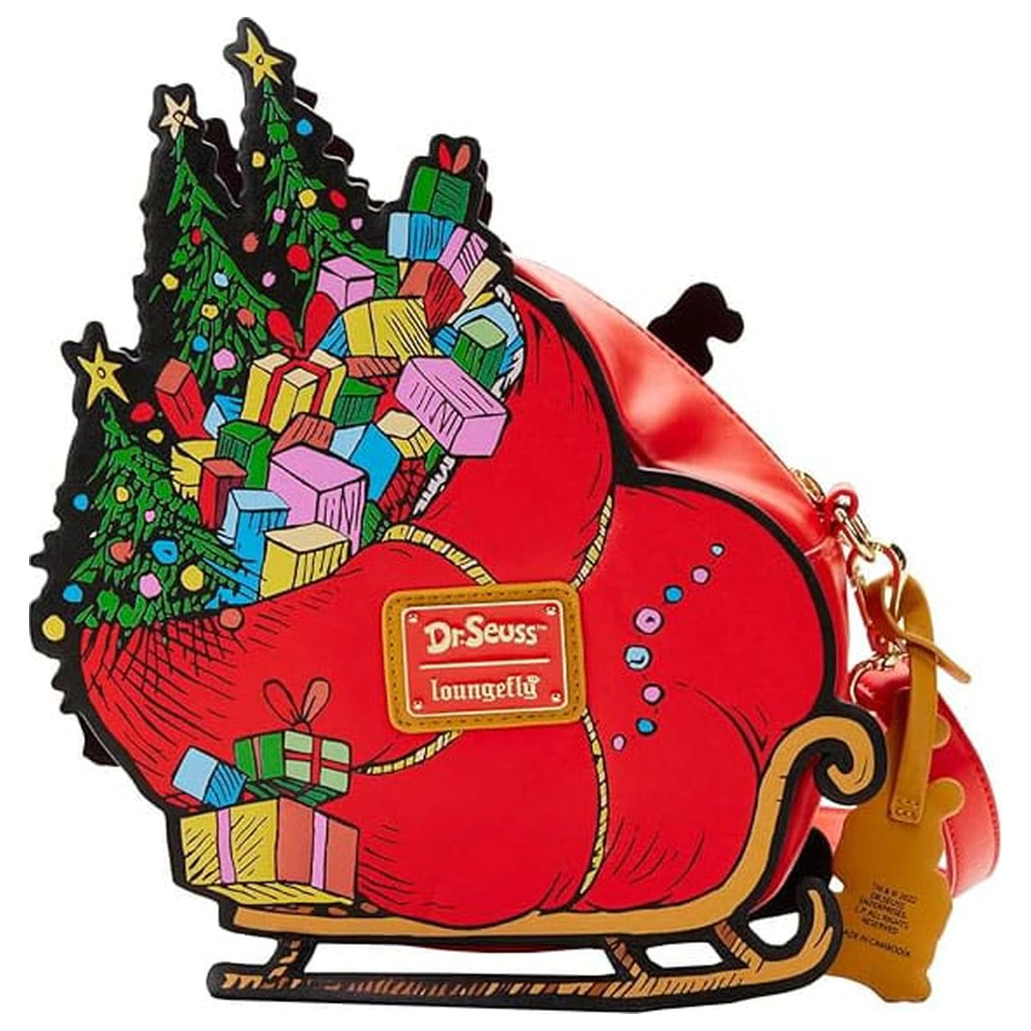 Dr Seuss by Loungefly Crossbody Grinch Sleigh product photo