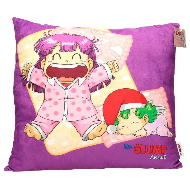 Dr Slump Arale and Gatchan cushion product photo