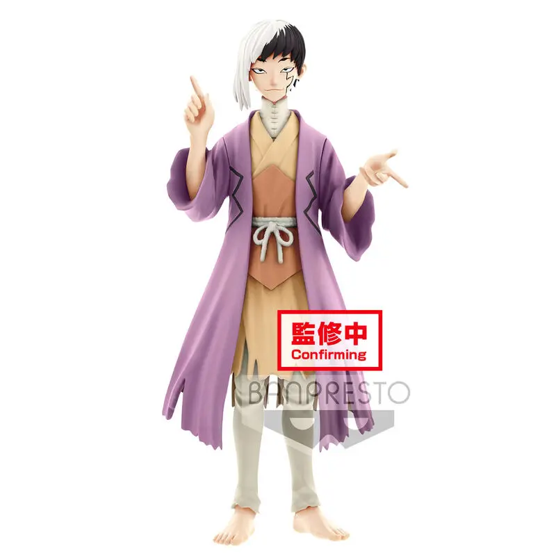 Dr. Stone - Stone World Gen Asagiri and Senku Ishigami Gen Asagiri figure 18cm product photo