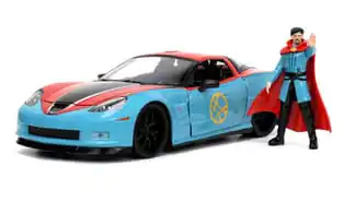 Dr. Strange Diecast Model 1/24 Dr. Strange &amp; Chevy Corvette product photo