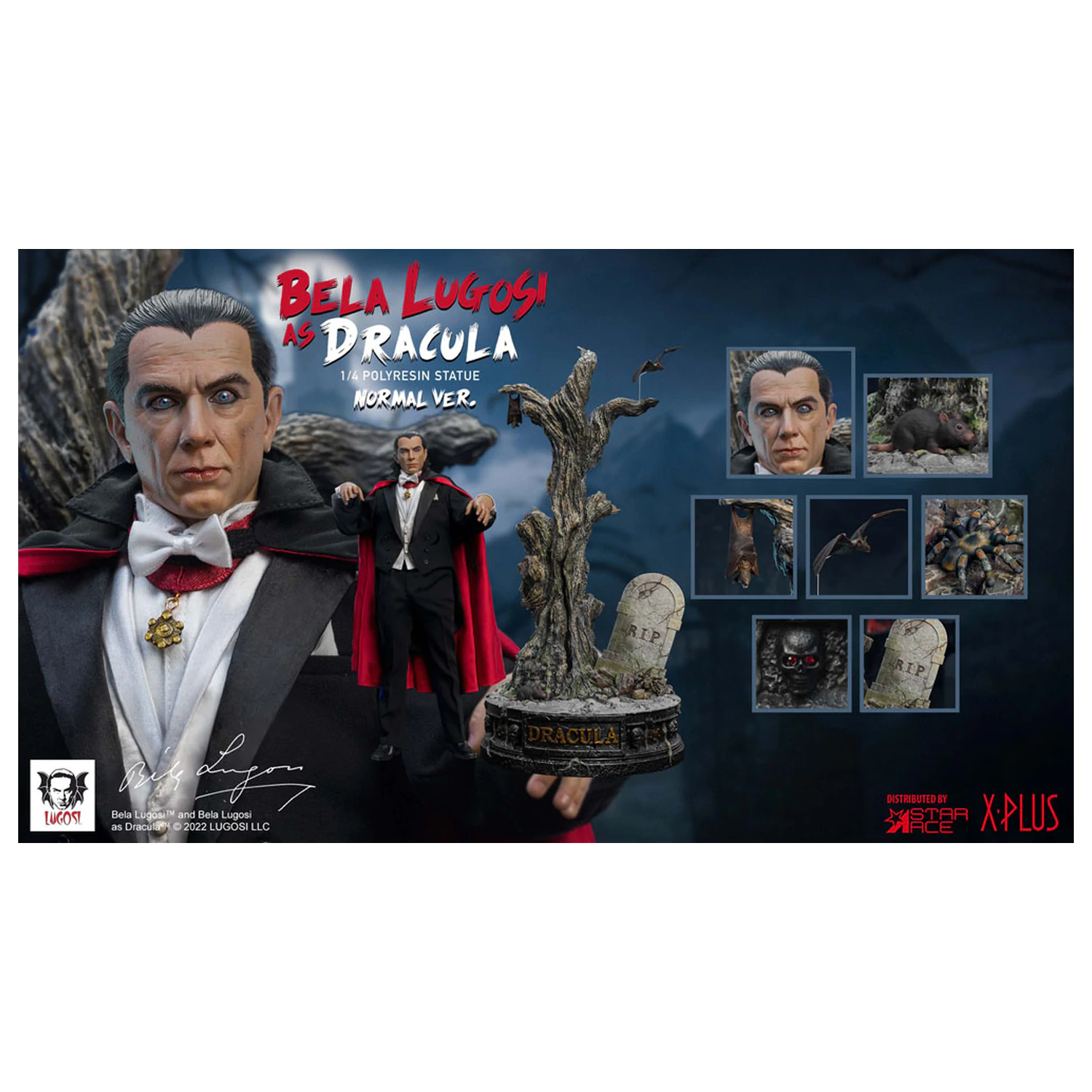 Dracula (1931) Superb Scale Statue 1/4 Bela Lugosi as Dracula 60 cm product photo