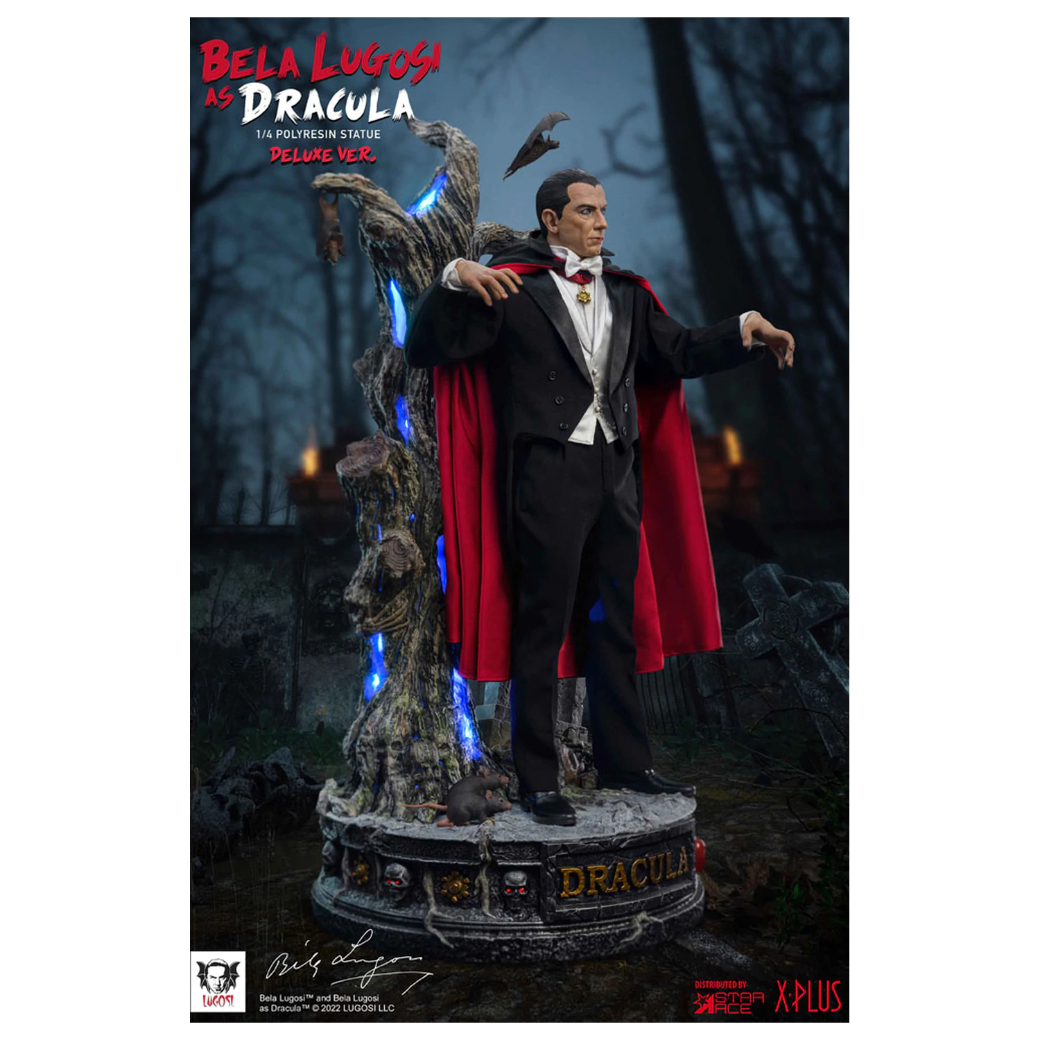 Dracula (1931) Superb Scale Statue 1/4 Bela Lugosi as Dracula Deluxe Version 60 cm product photo