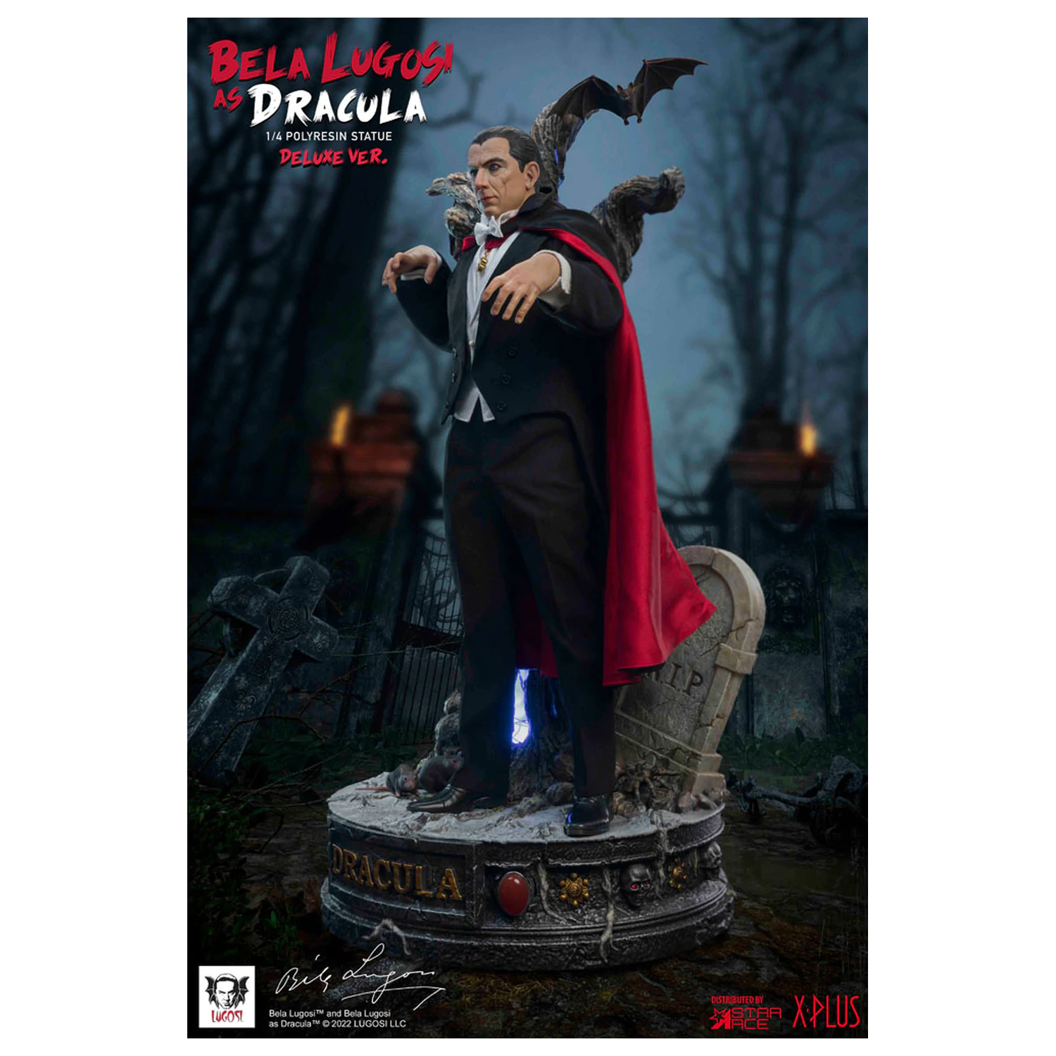 Dracula (1931) Superb Scale Statue 1/4 Bela Lugosi as Dracula Deluxe Version 60 cm product photo