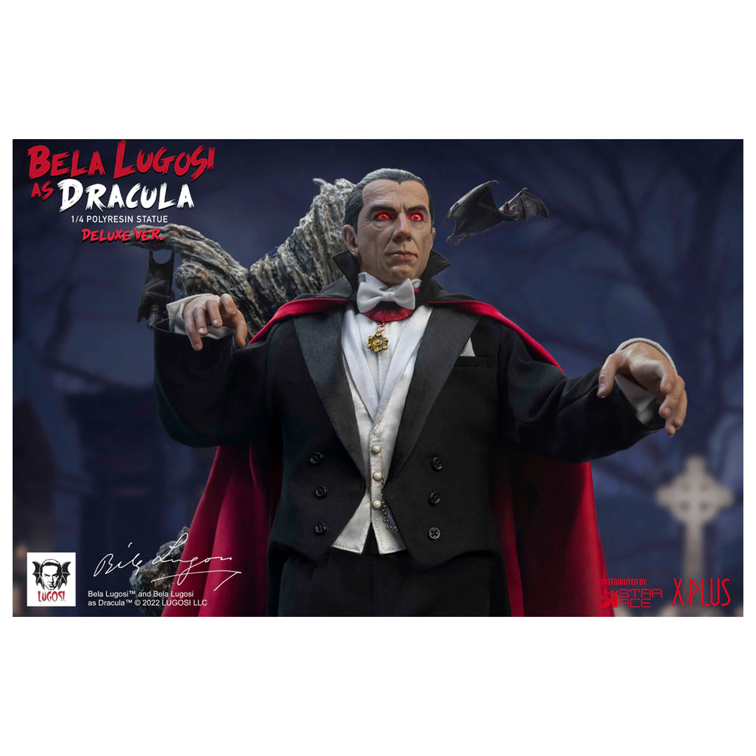 Dracula (1931) Superb Scale Statue 1/4 Bela Lugosi as Dracula Deluxe Version 60 cm product photo