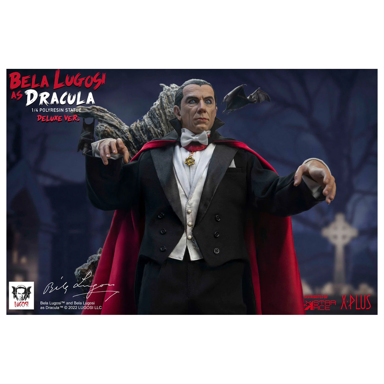 Dracula (1931) Superb Scale Statue 1/4 Bela Lugosi as Dracula Deluxe Version 60 cm product photo