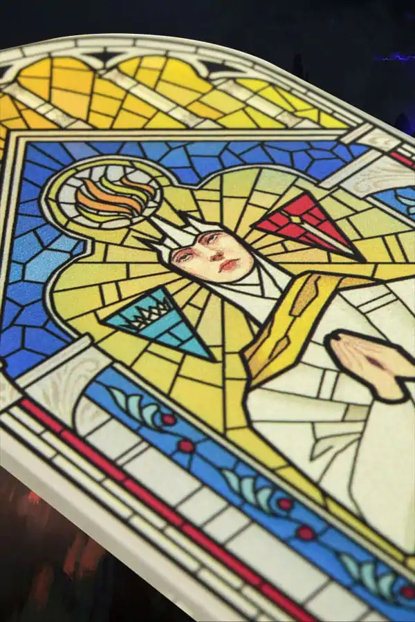 Dragon Age Hanging Tree Ornament Andraste Stain Glass product photo