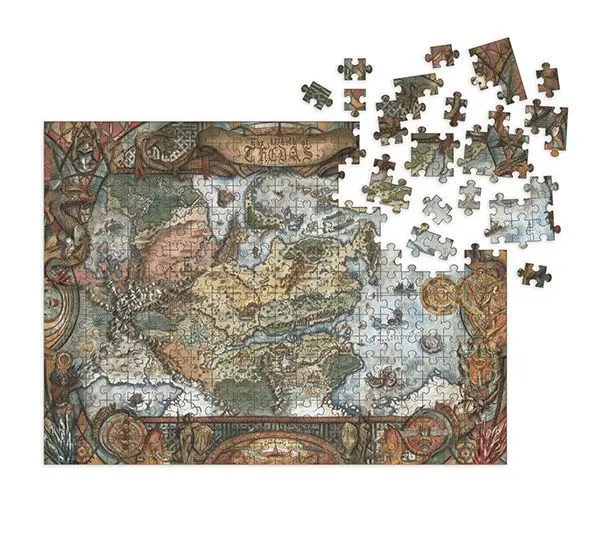 Dragon Age Jigsaw Puzzle World of Thedas Map (1000 pieces) product photo