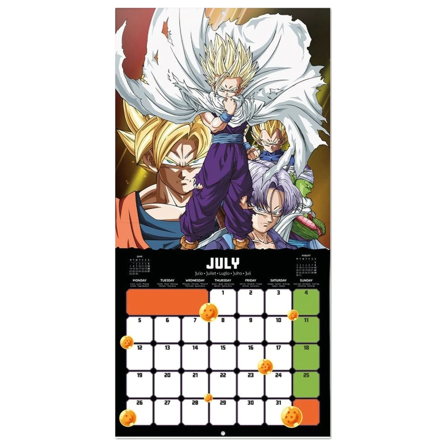 Dragon Ball 2027 Wall Calendar 30 x 30 cm product photo