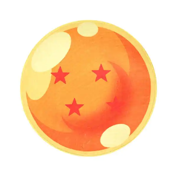 Dragon Ball Indoor Mat 4 Stars Ball 60 x 60 cm  product photo