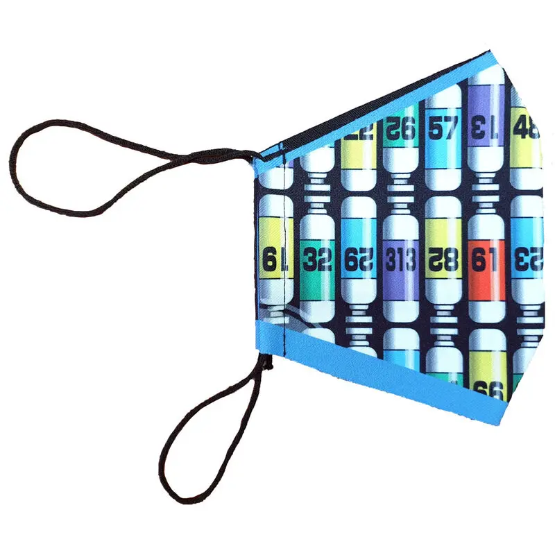 Dragon Ball Capsule Corp Bottles reusable face mask product photo