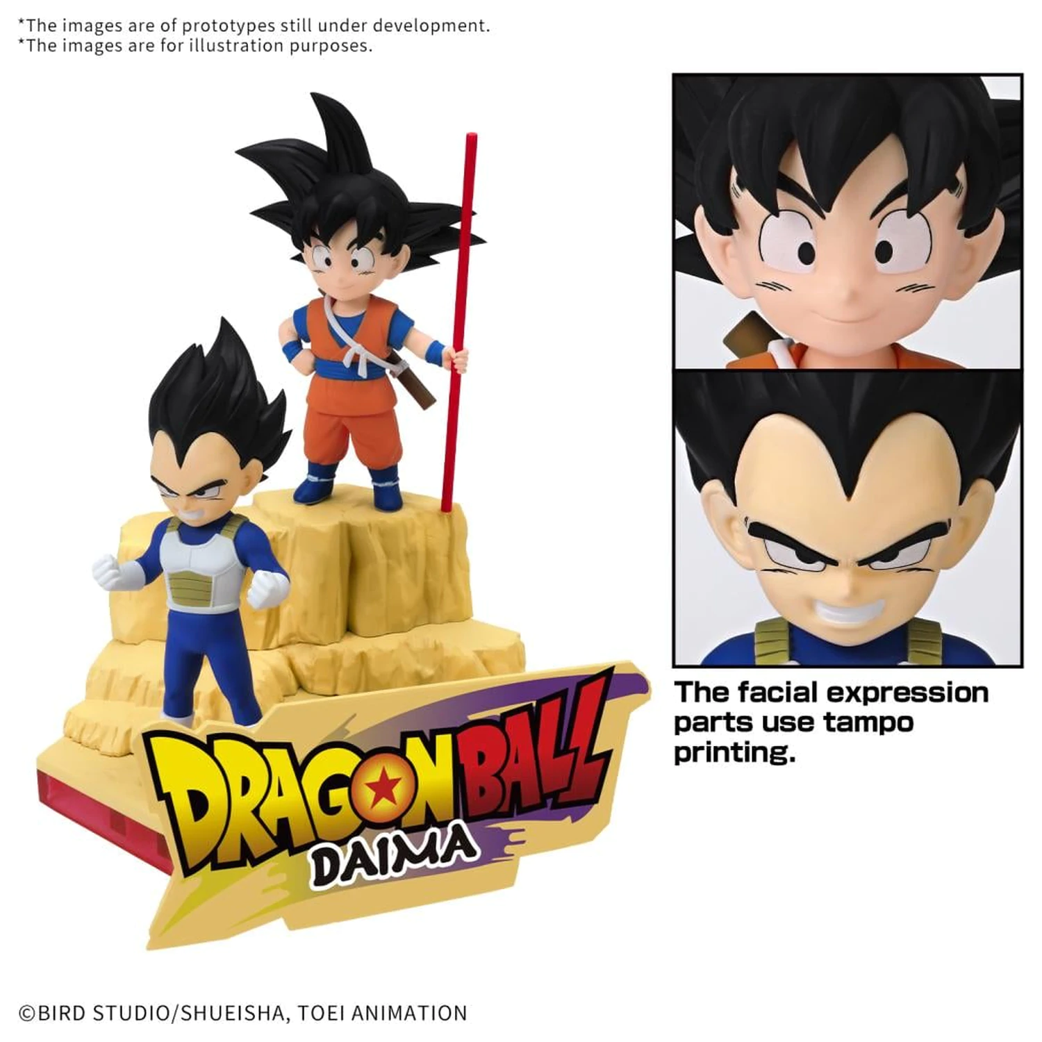 Dragon Ball Daima Son Goku (Mini) & Vegeta (Mini) Model Kit product photo