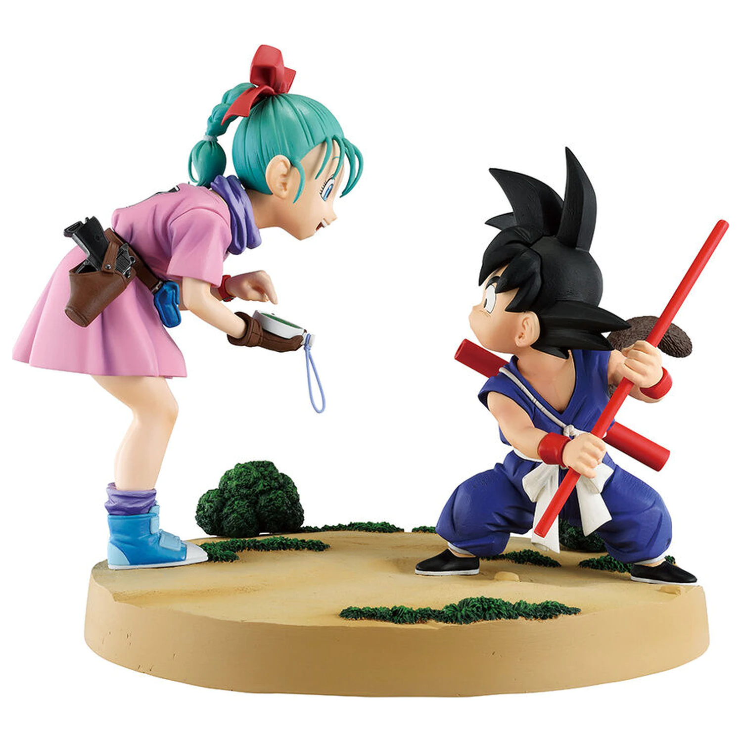 Dragon Ball Fantastic Adventure 3 Goku Bulma Ichibansho figure 17cm product photo