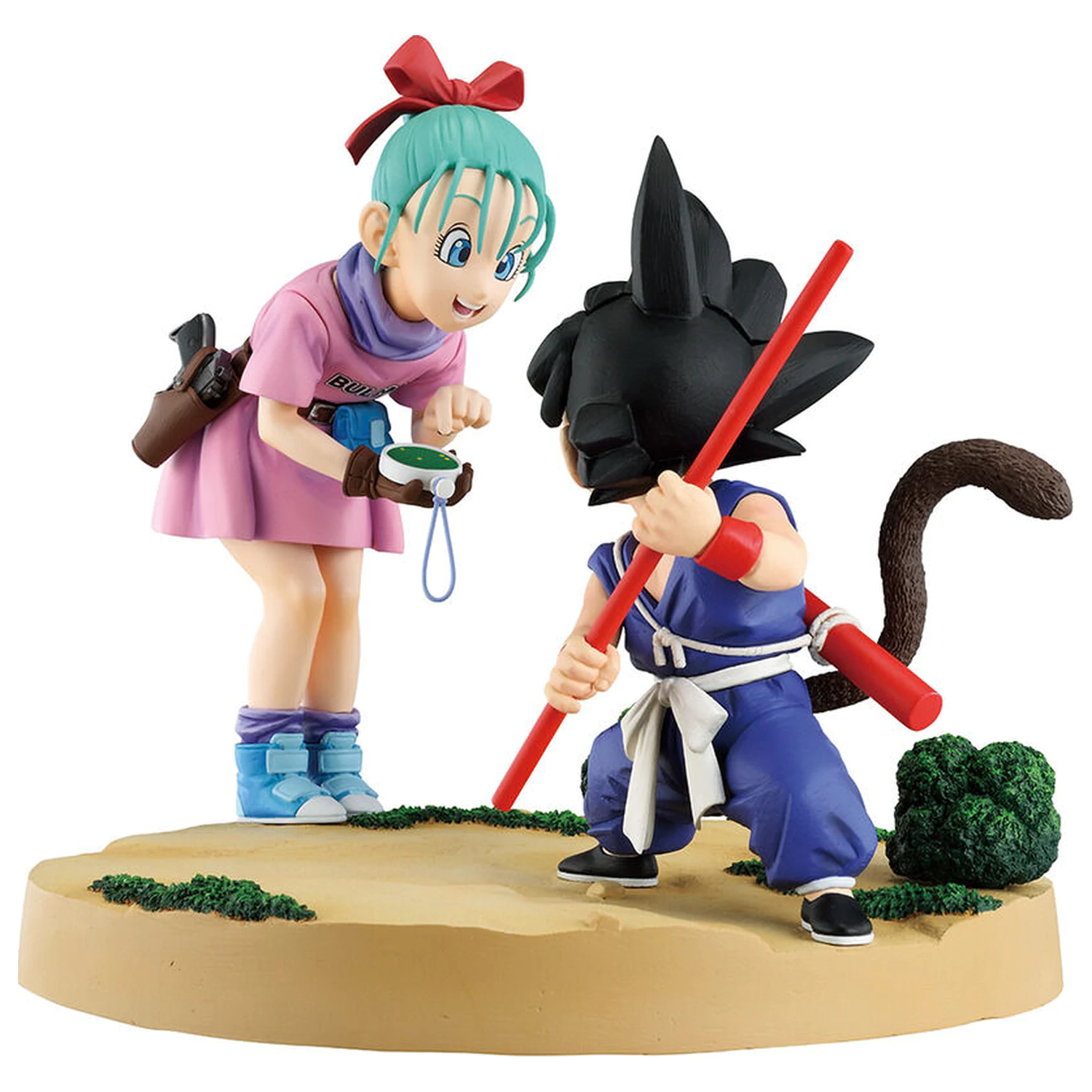Dragon Ball Fantastic Adventure 3 Goku Bulma Ichibansho figure 17cm product photo