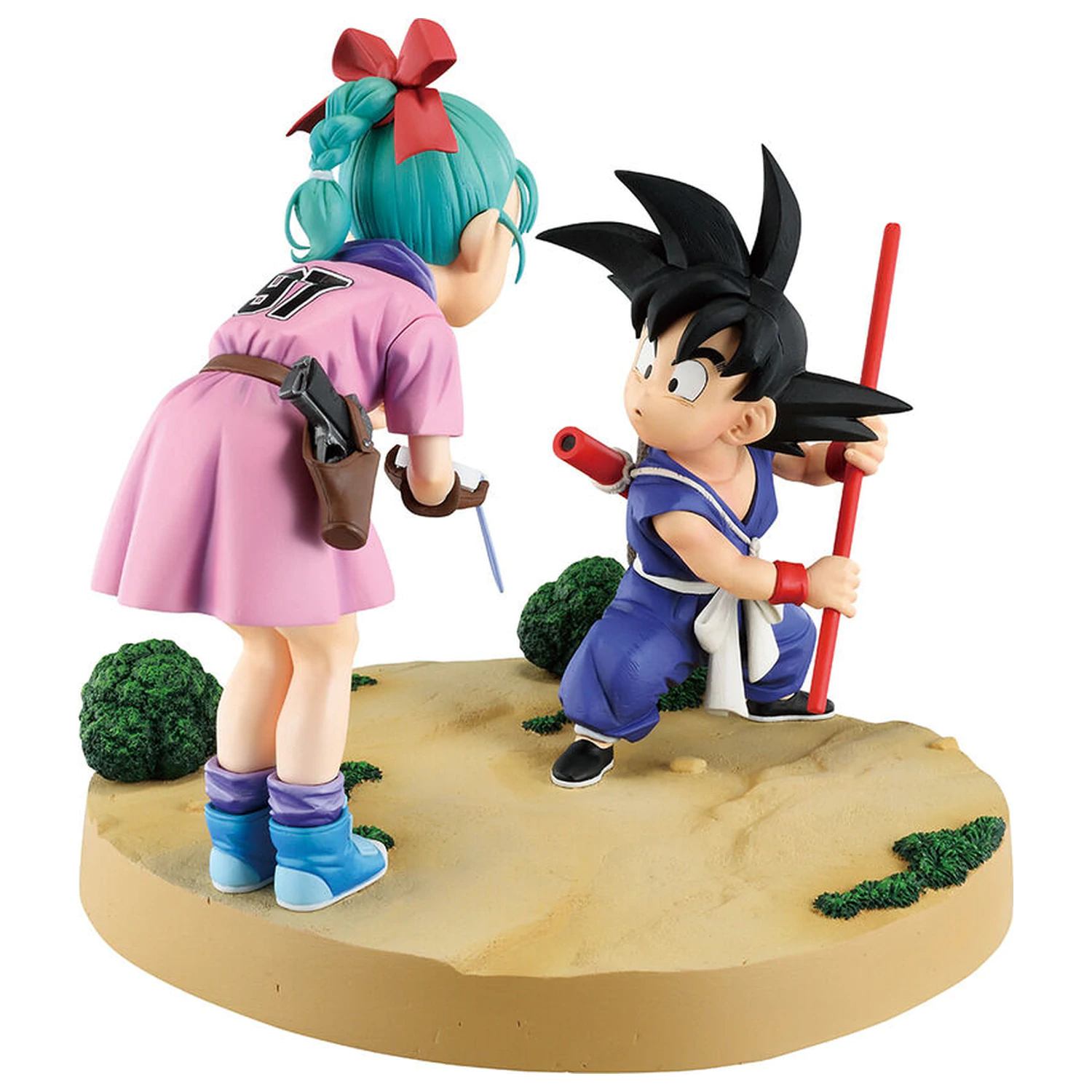 Dragon Ball Fantastic Adventure 3 Goku Bulma Ichibansho figure 17cm product photo