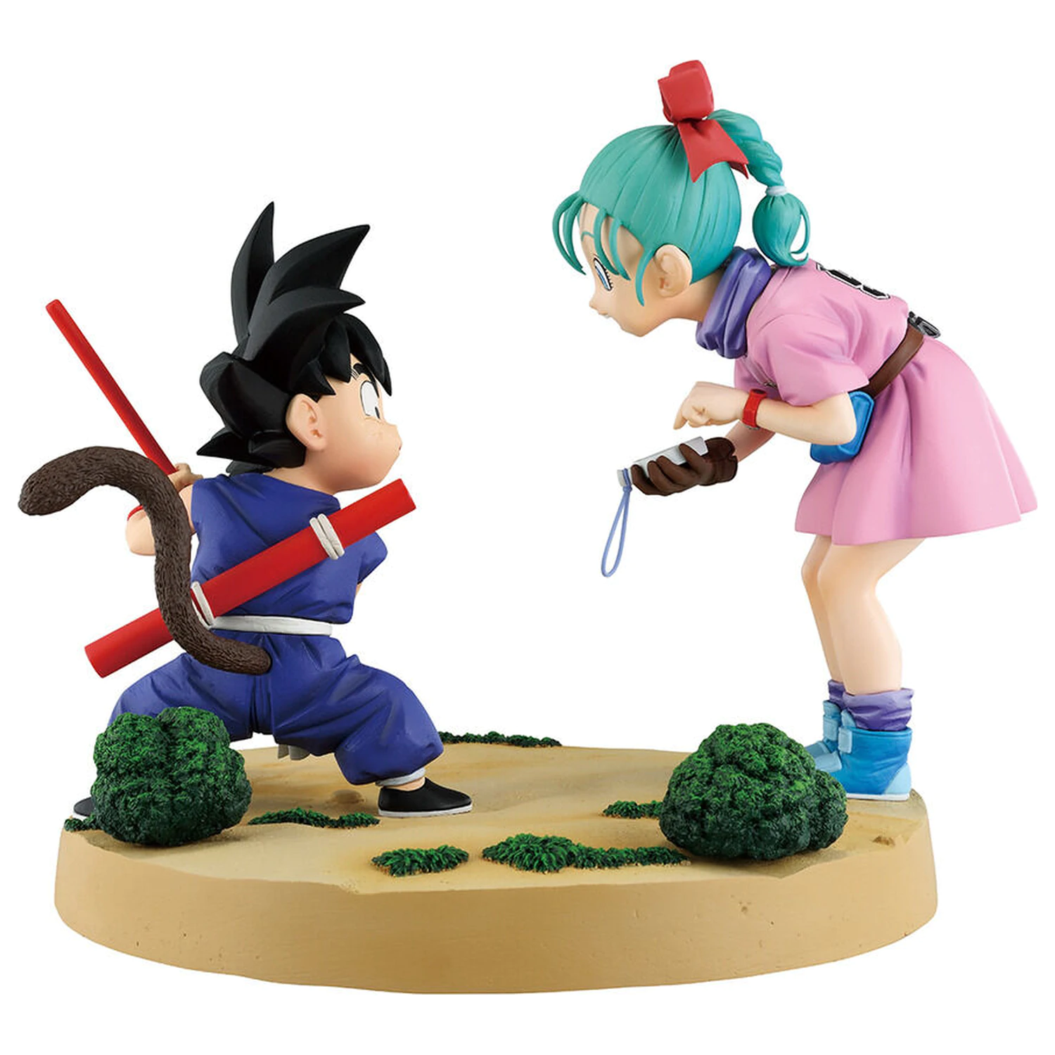 Dragon Ball Fantastic Adventure 3 Goku Bulma Ichibansho figure 17cm product photo
