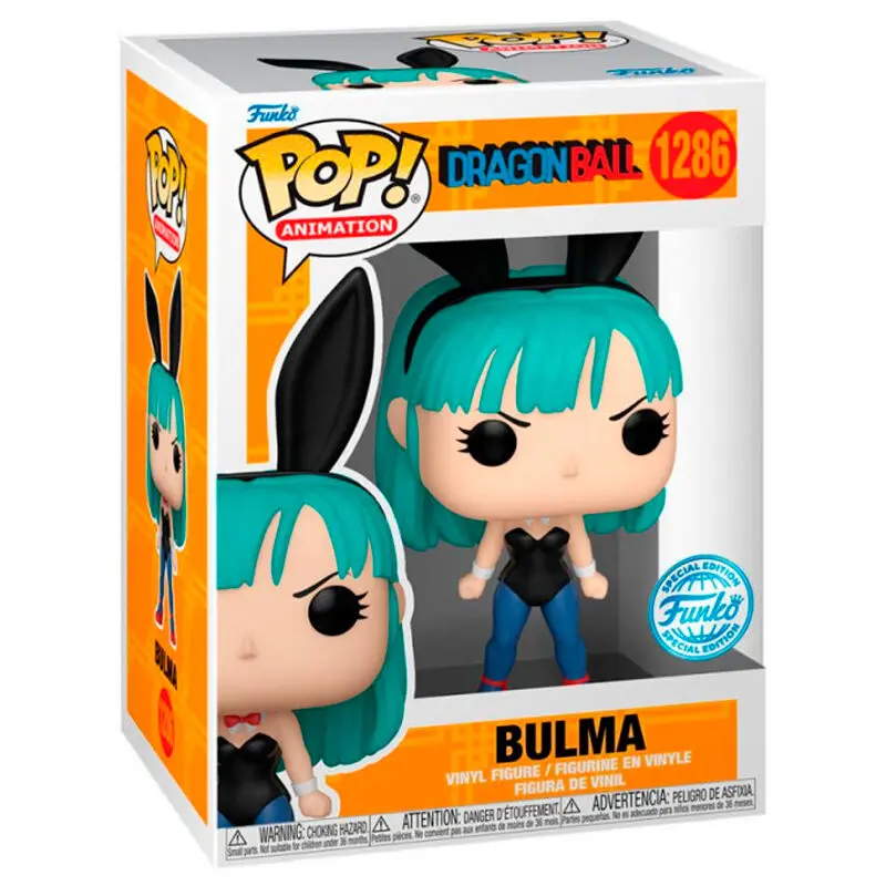 Dragon Ball POP! Animation Vinyl Figure Bulma(Bunny) 9 cm termékfotó