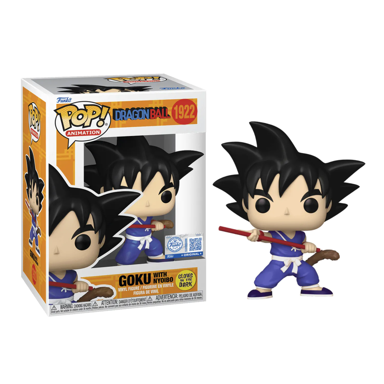 Dragon Ball Funko POP! Figure Goku With Nyoibo (GW) 9 cm product photo