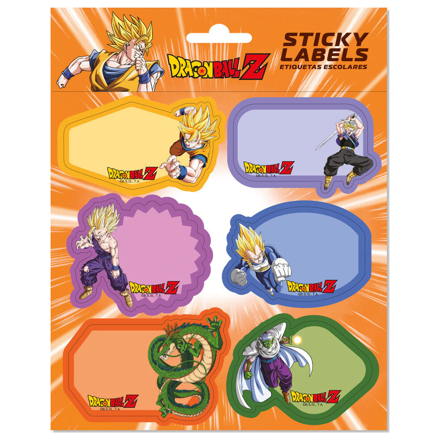 Dragon Ball premium adhesive labels product photo