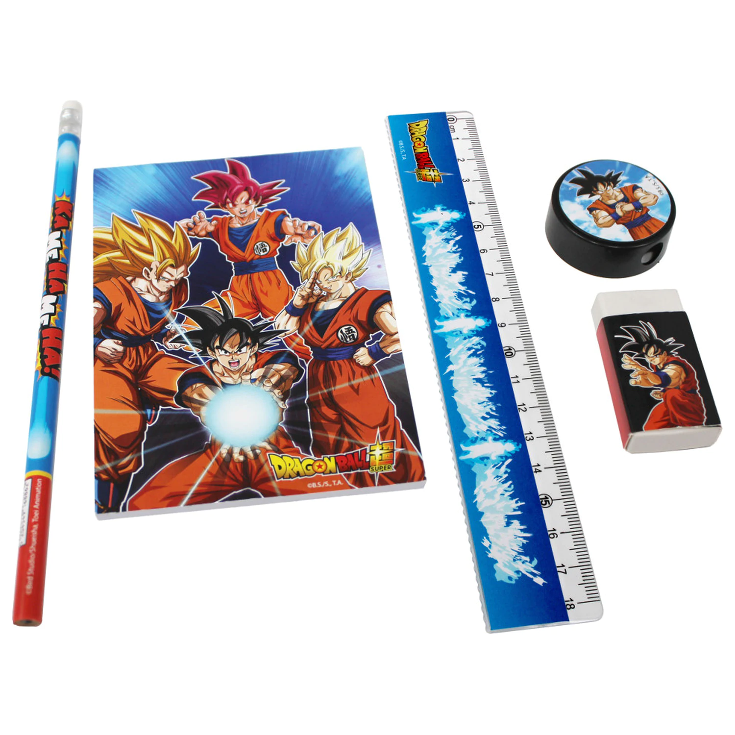 Dragon Ball Kamehame Stationery Set 5 Pieces product photo