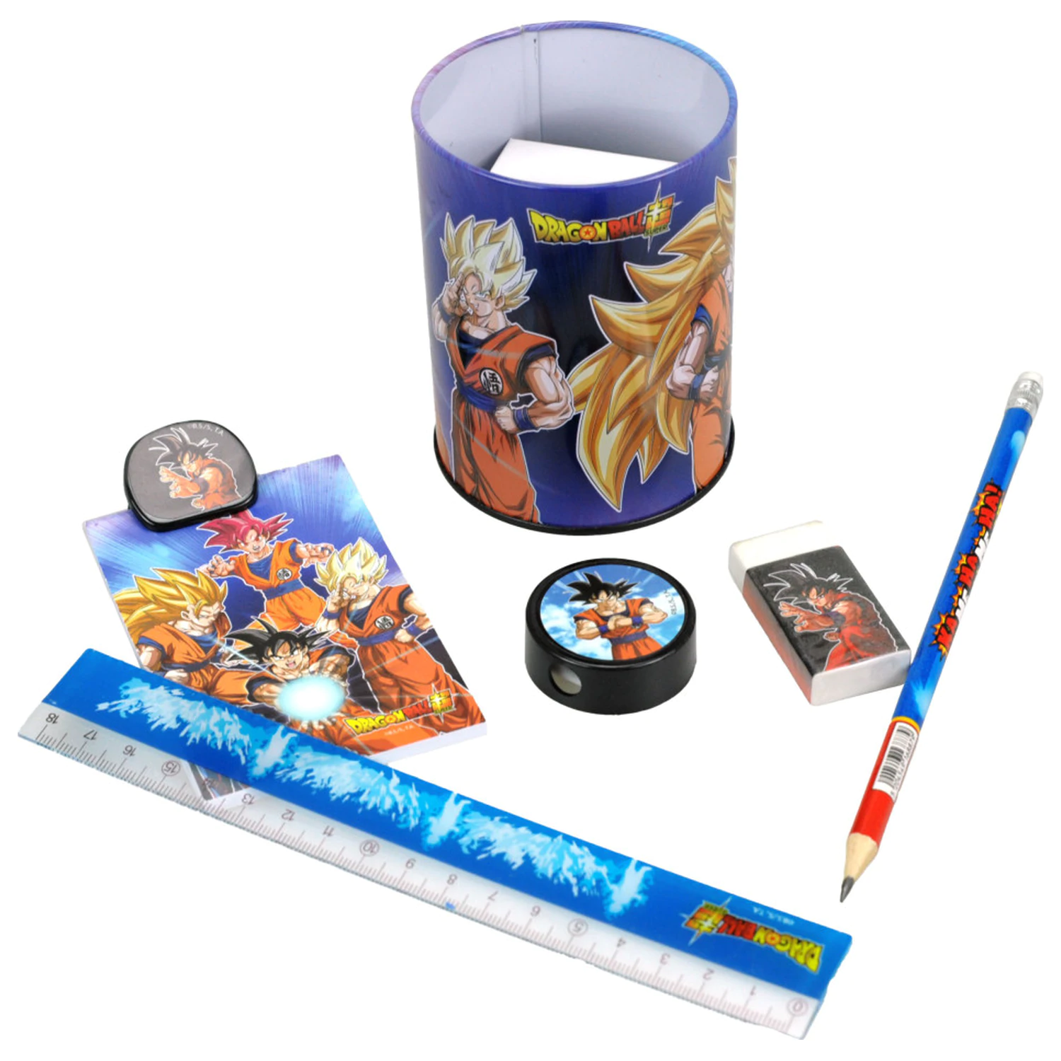 Dragon Ball Kamehame Stationery Set 7 pieces product photo