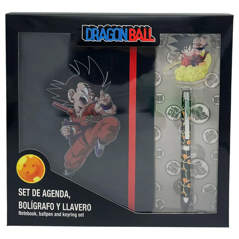 Dragon Ball set diary + pen + keychain termékfotó